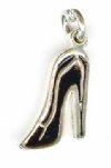 Sterling Silver 15x9mm High Heel Shoe Pendant